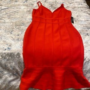 Venus Red Bodycon Dress